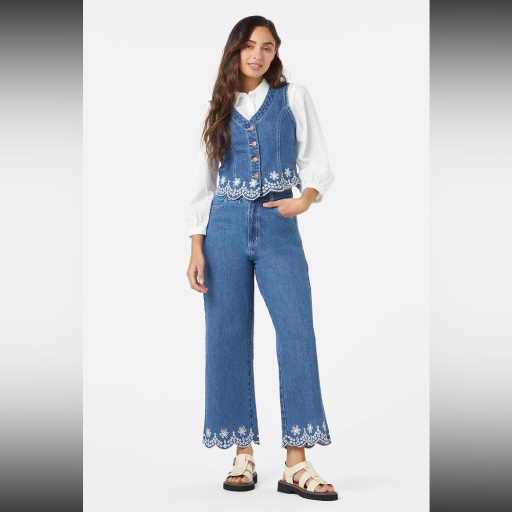Princess Highway Suzie Scallop Jean Size 12 UK (US Size 8) NWT